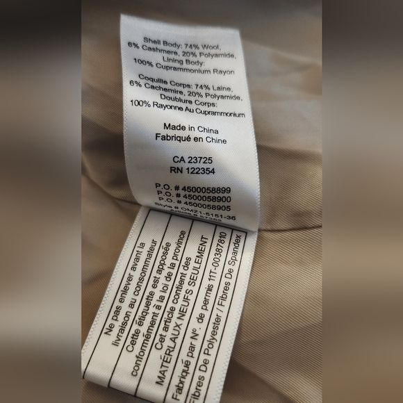 Babaton SPENCER Wool Coat Sz Xs- *Send Offers!!!* - Picture 9 of 16